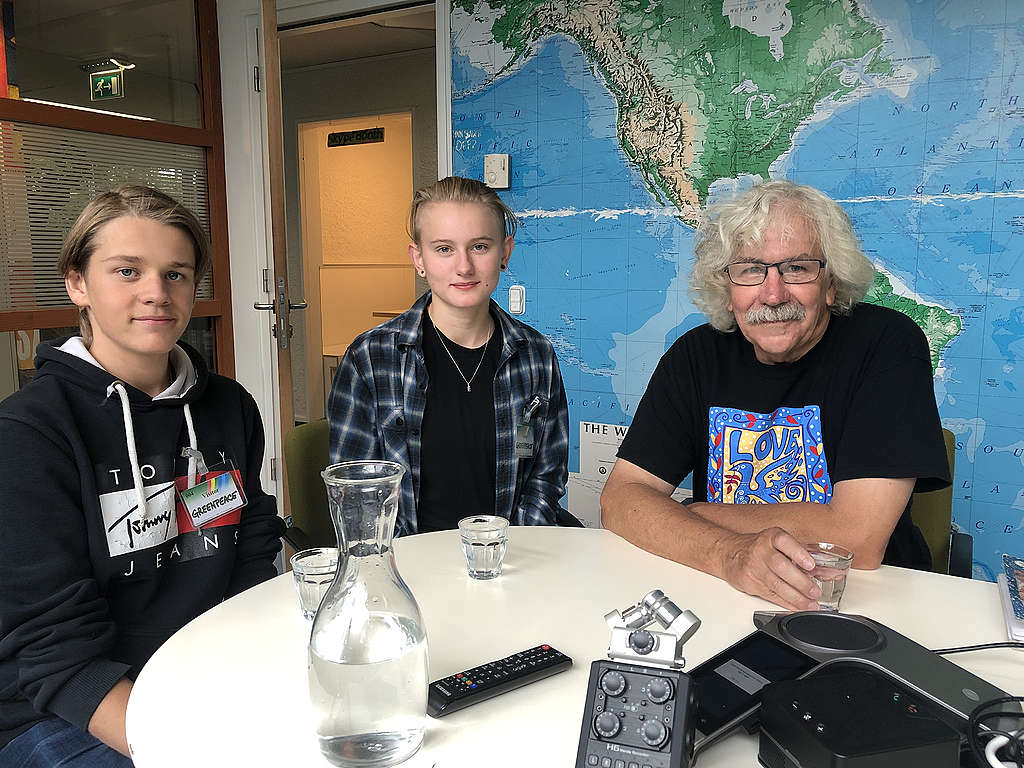 Andreas Magnusson, Ell Ottosson Jarl and Rex Weyler,