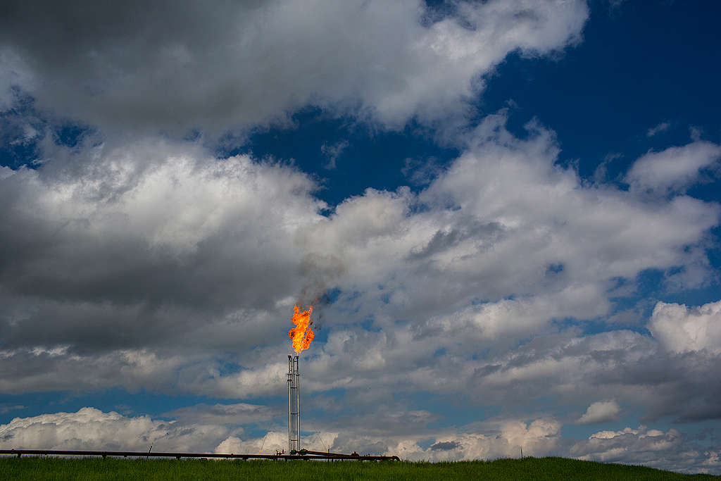 Shale Fracking in Texas. © Les Stone / Greenpeace