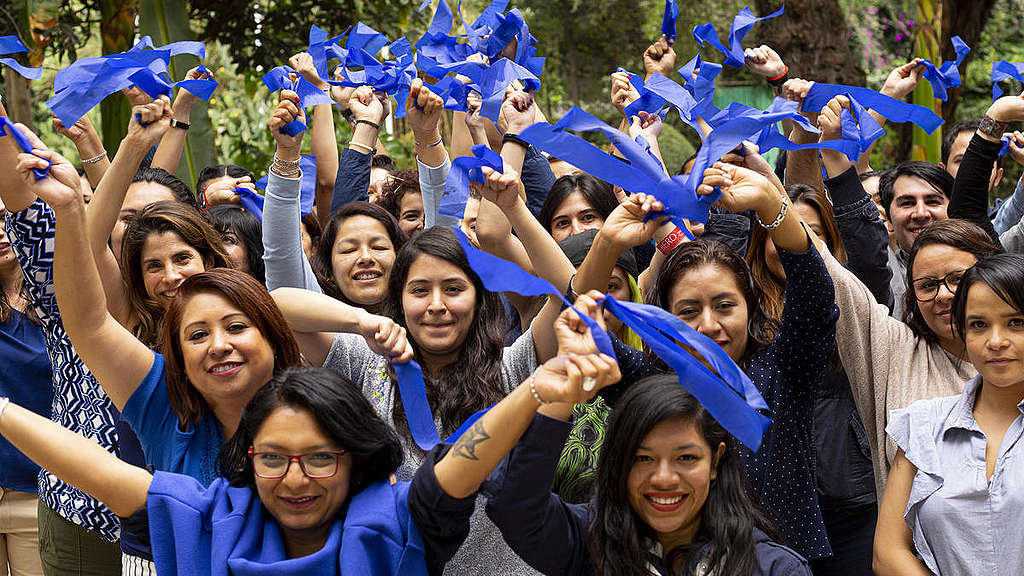 World Oceans Day Event in Mexico. © Greenpeace