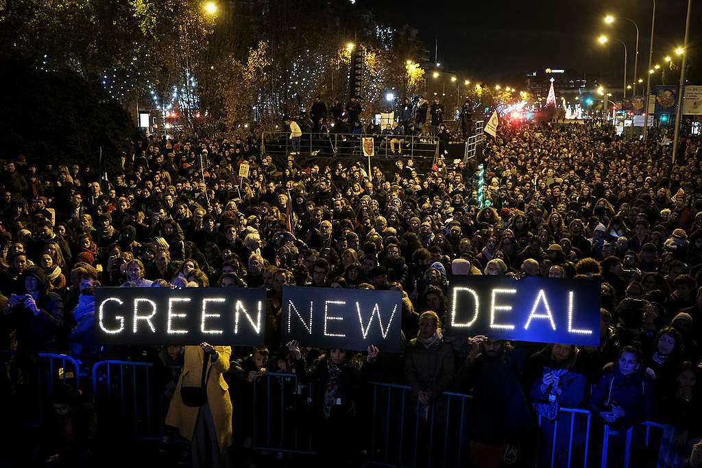 Climate March during COP25 in Madrid. © Pedro Armestre / Greenpeace