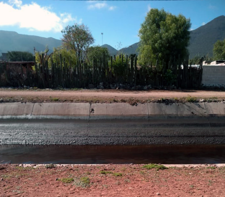 Requena canal in Mixquiahuala, Hidalgo, Mexico. © Brianda Guadalupe Cruz Rodríguez