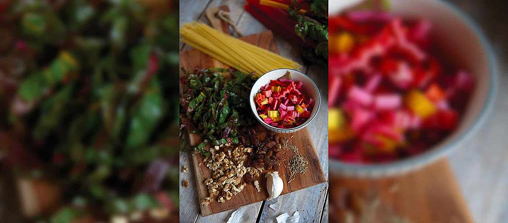 Recettes Pour Le Climat Pates Aux Cotes De Bettes Greenpeace