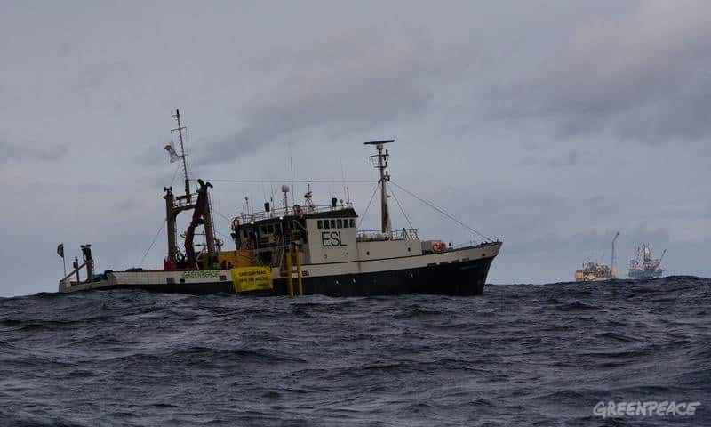 Greenpeace Schiff Erreicht Elgin Gasfeld In Der Nordsee Greenpeace