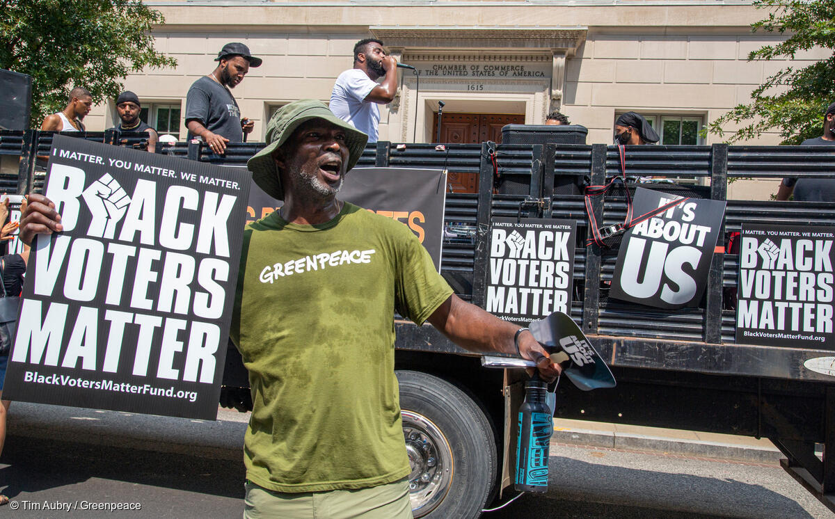 Black Voters Matter: No Business as Usual on Voting Rights Rally in Washington DC