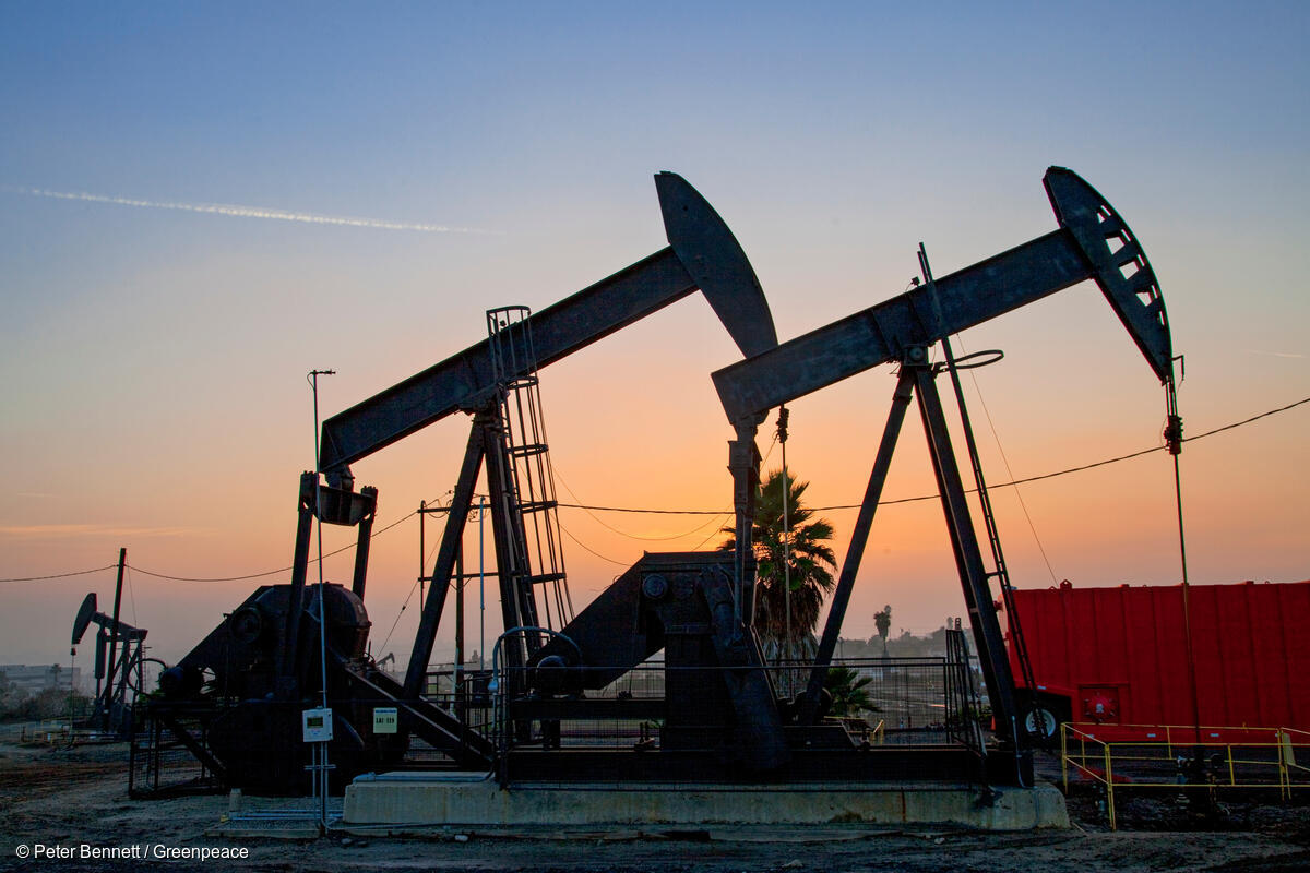 Inglewood Oil Field in California