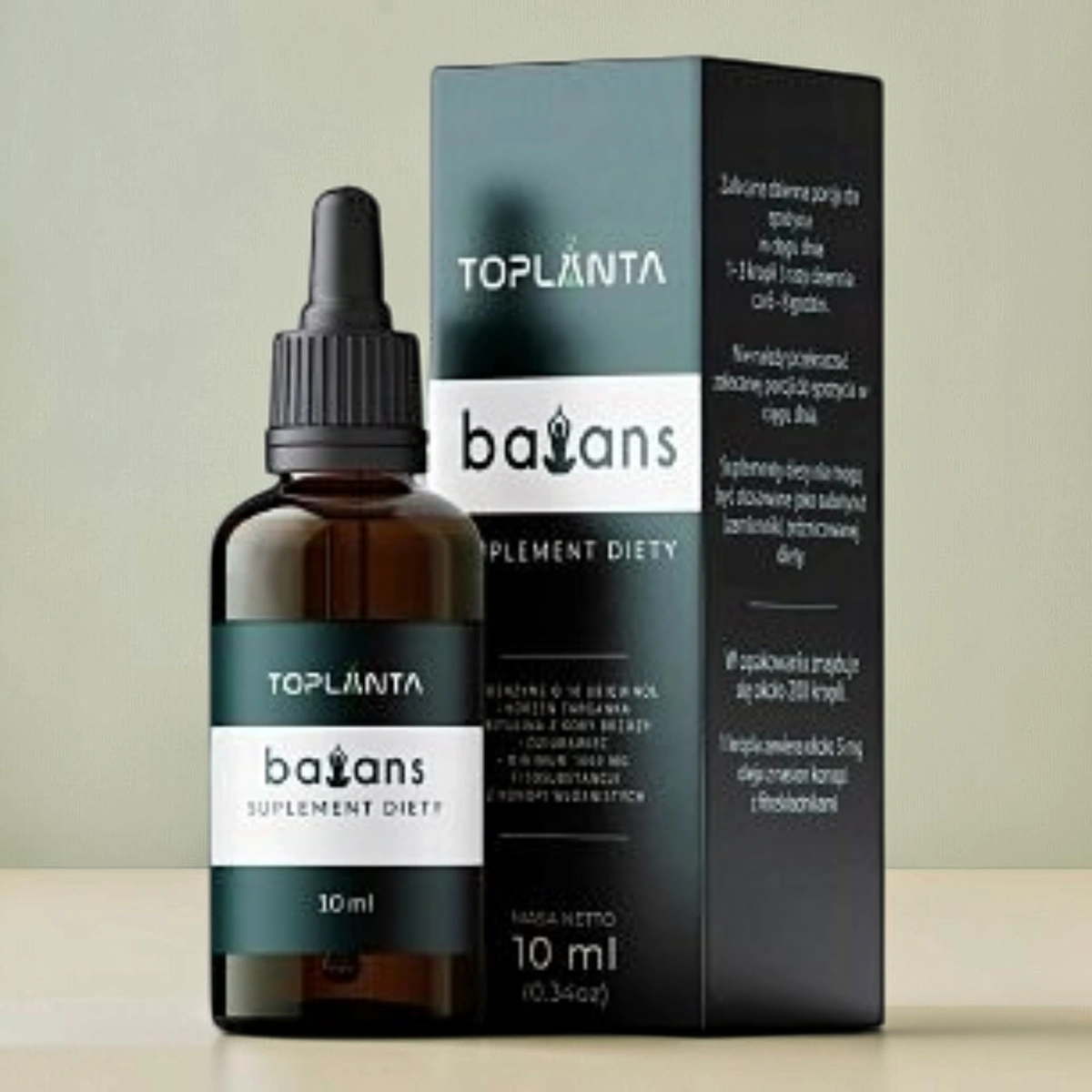 ToPlanta Olej konopny 10% Balance z dodatkami roślinnymi, 10 ml