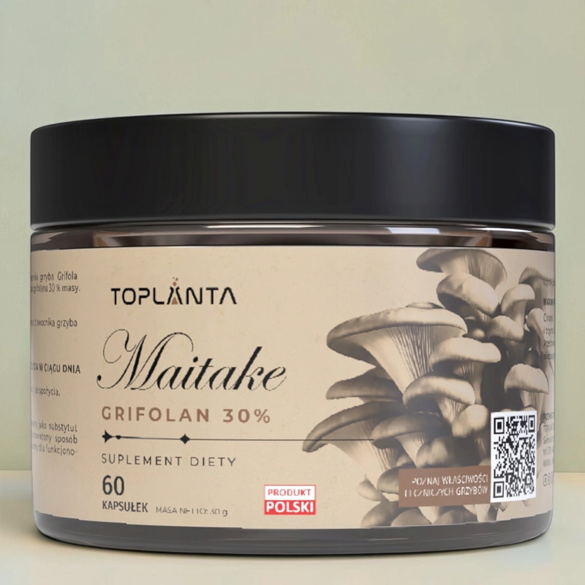 ToPlanta Maitake - ekstrakt standaryzowany na grifolan 30%, 60 kaps.