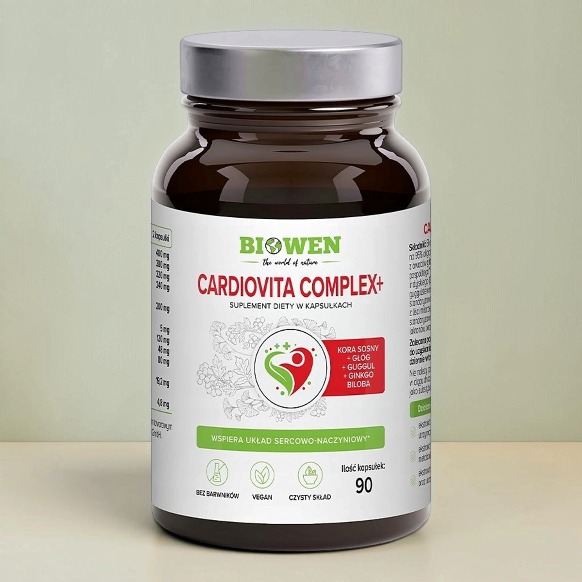 Cardiovita Complex+ układ sercowo-naczyniowy Suplement Diety Biowen
