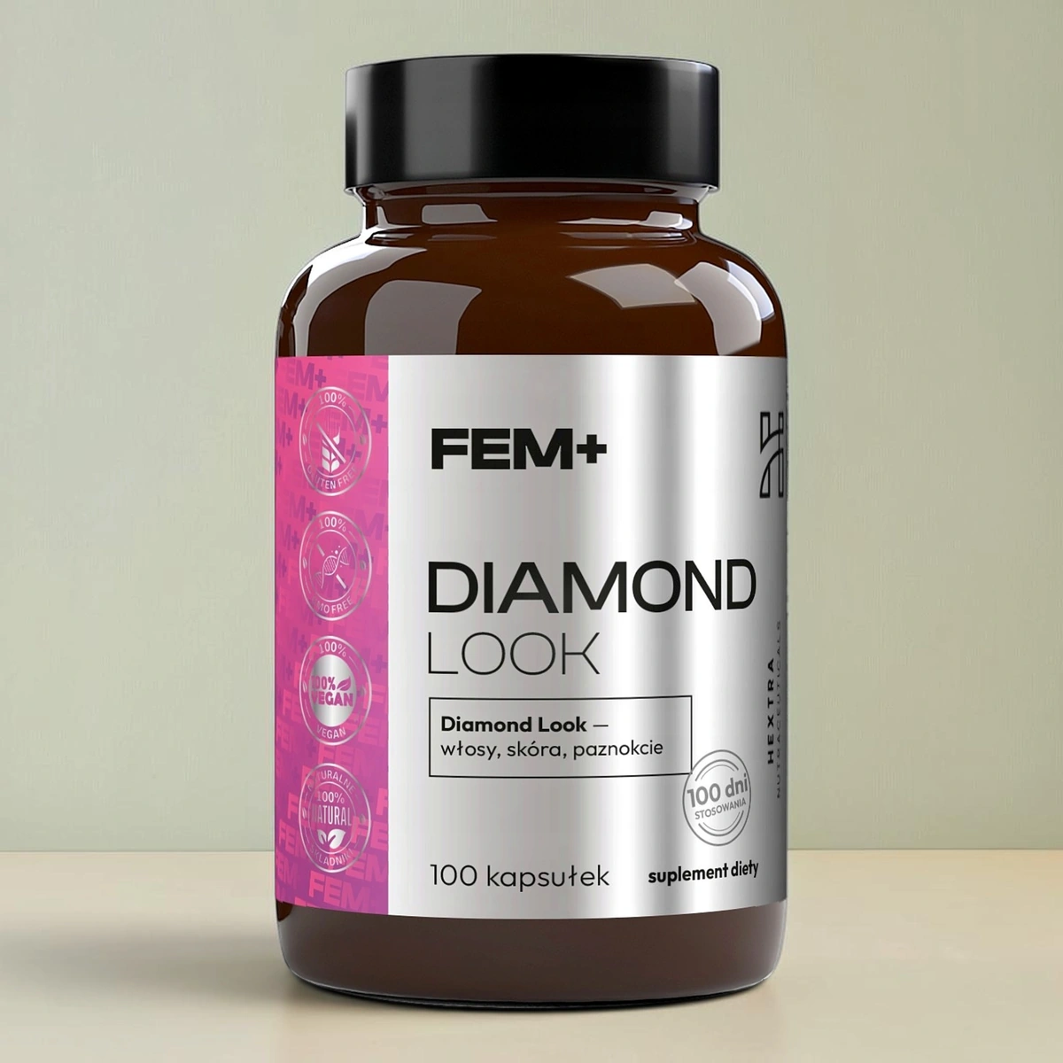 Diamond Look 100kaps.x500mg włosy skóra paznokcie od ToPlanta
