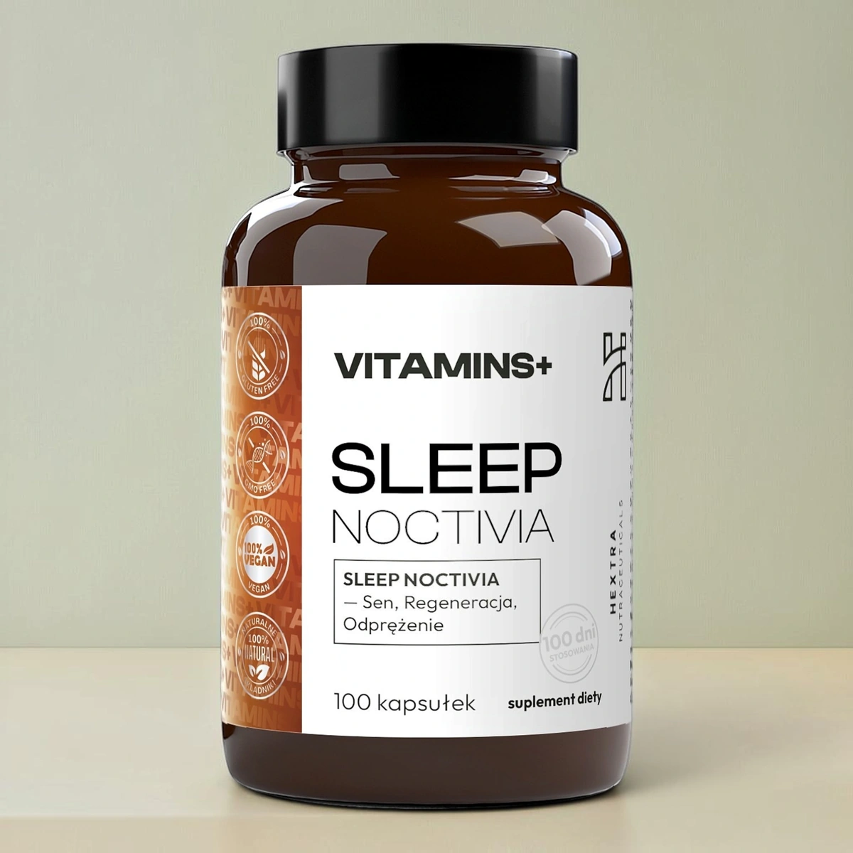 Hextra SLEEP NOCTIVIA suplement diety, 100 kaps. x 500 mg