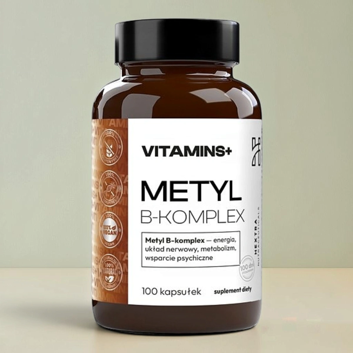 Metyl B-Kompleks 100 kapsułek Hextra