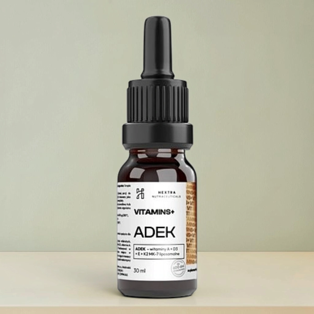ADEK WITAMINY Liposomalne Suplement Diety A D3 E K2MK7 Od Hextra
