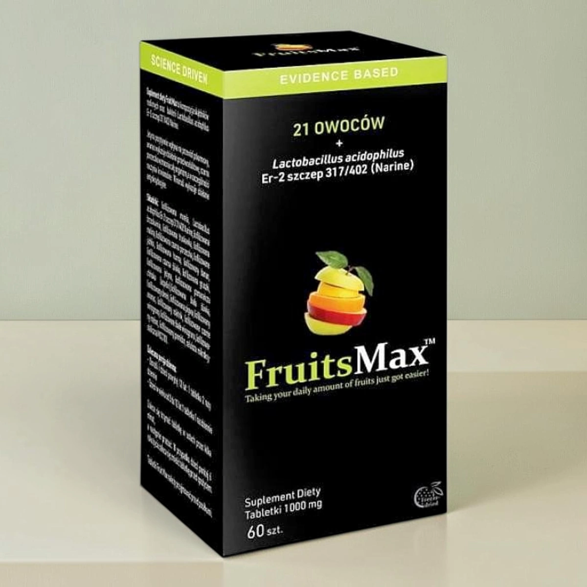 Narum FruitsMax 1000 mg, probiotyk, 60 tabletek do ssania