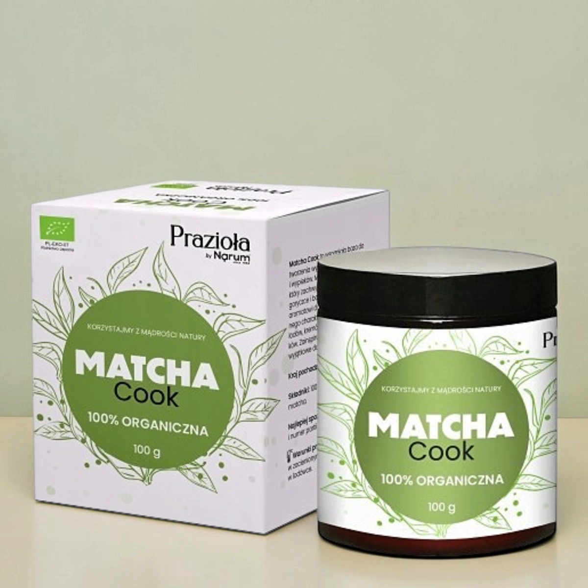 Matcha Cook, japońska sproszkowana zielona herbata, 100 g