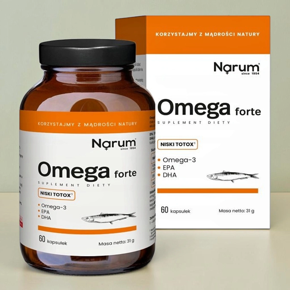 Narum Omega Forte, 60 kapsułek