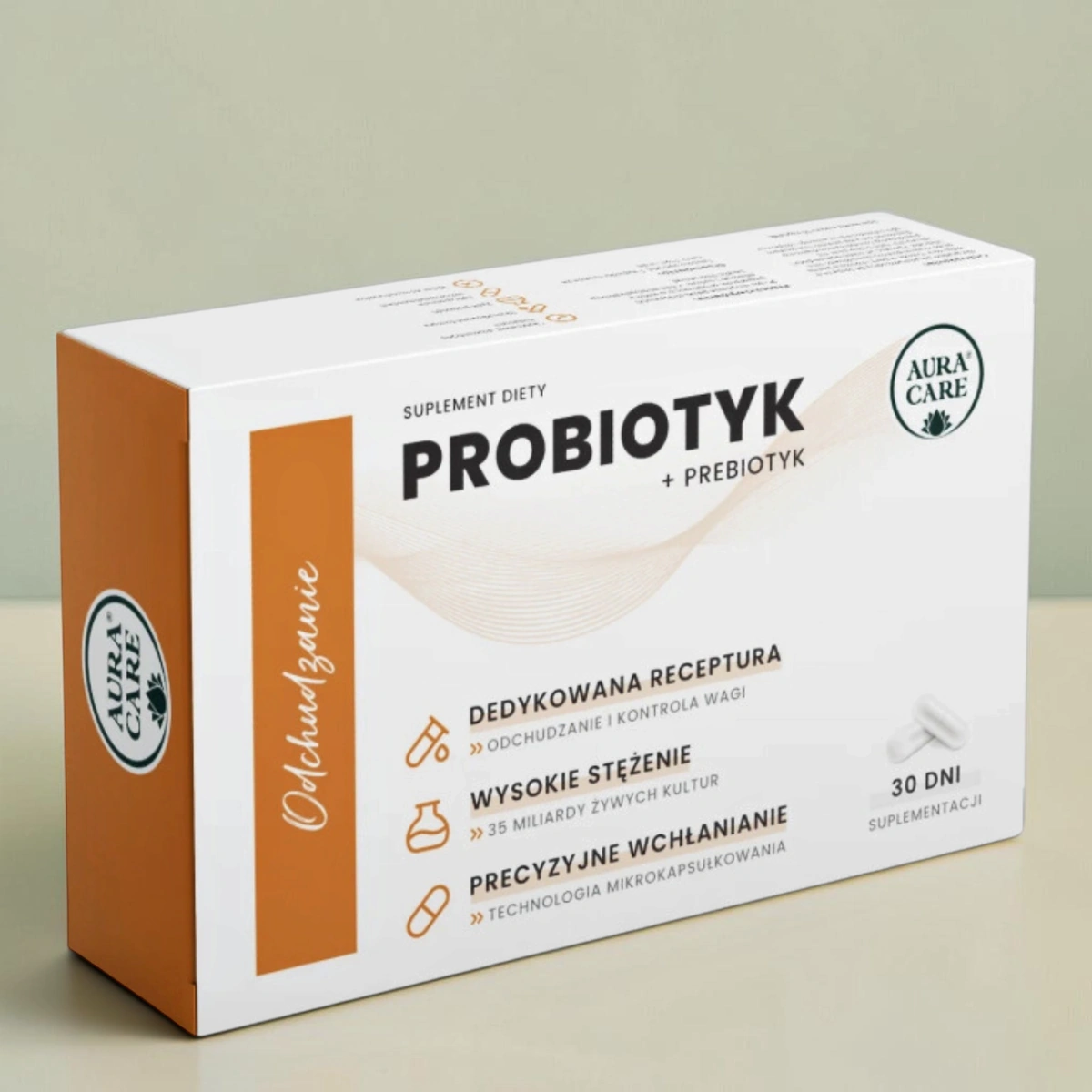 Aura Care Probiotyk + prebiotyk, 30 kaps.