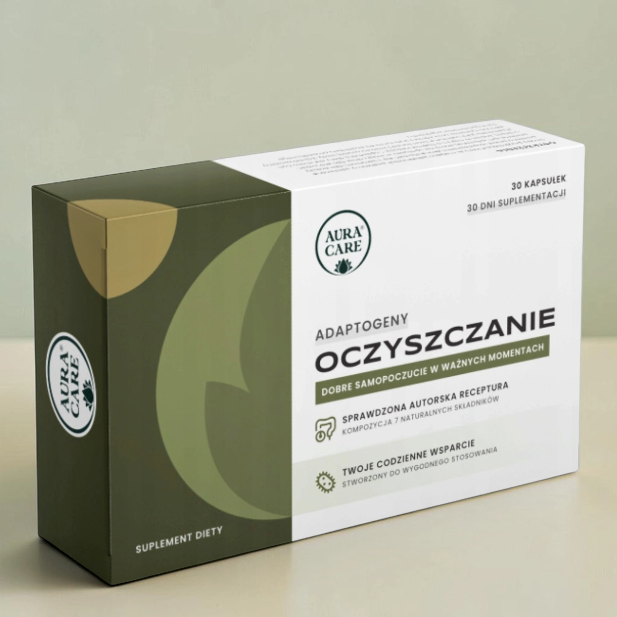 Aura Care Oczyszczanie, ekstrakty roślinne, 30 kapsułek