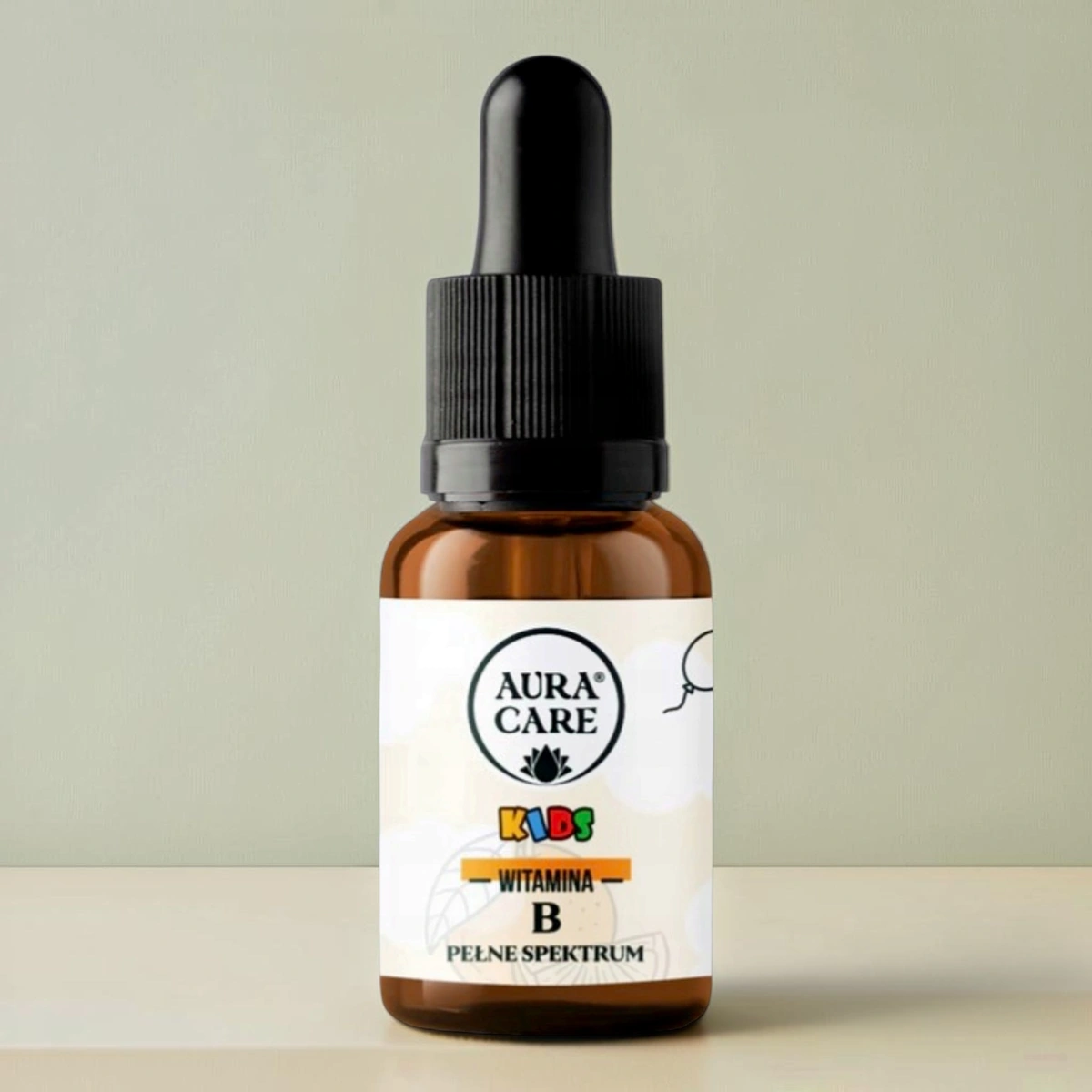 Aura Care KIDS Witaminy z grupy B dla dzieci w kroplach, 15 ml