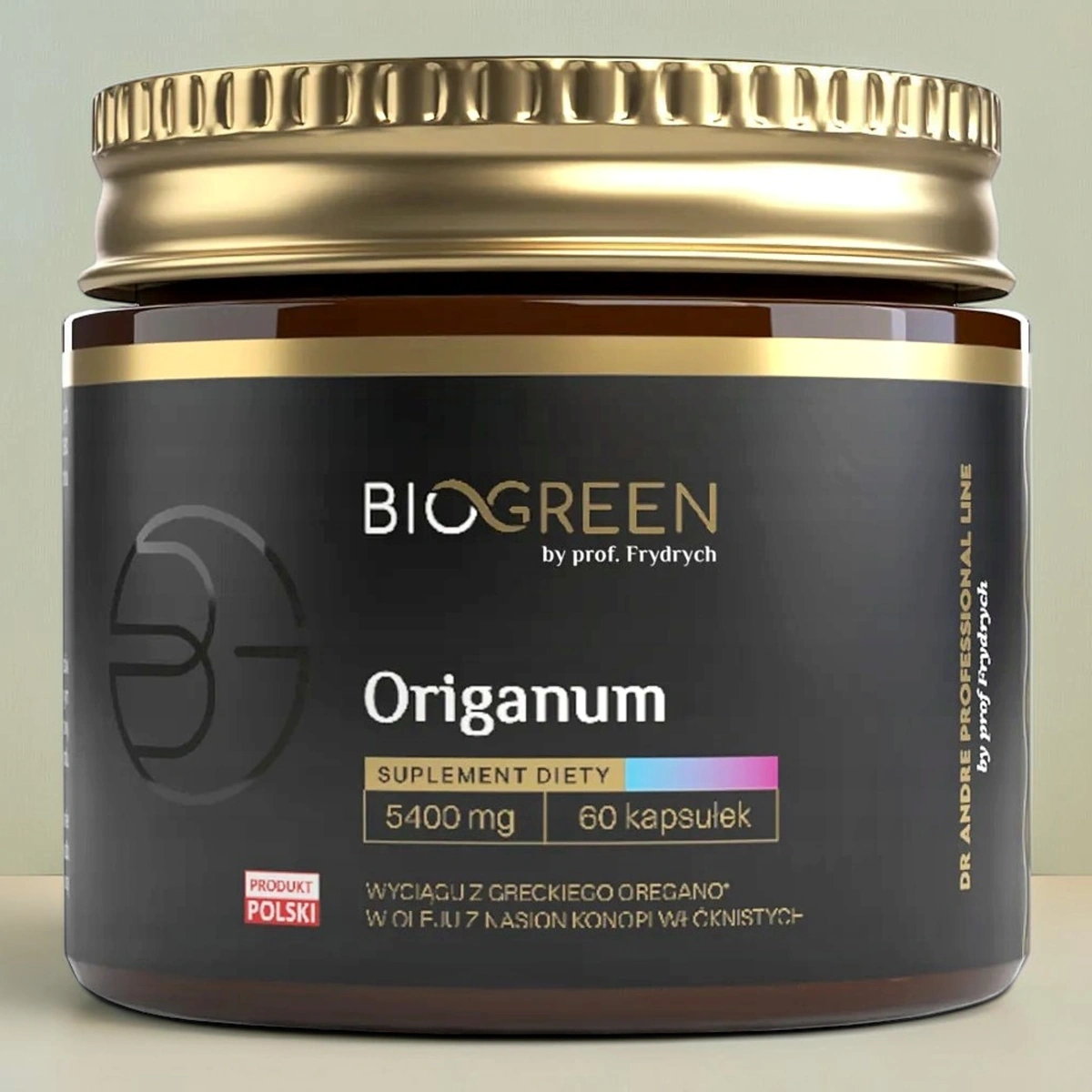 Biogreen Origanum olej konopny z oregano, 60 kaps. softgel