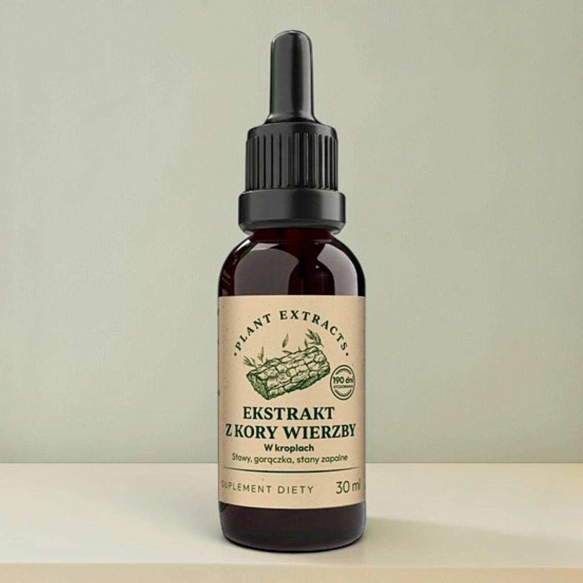 EKSTRAKT Z KORY WIERZBY BIAŁEJ 30 ml – krople glicerynowe