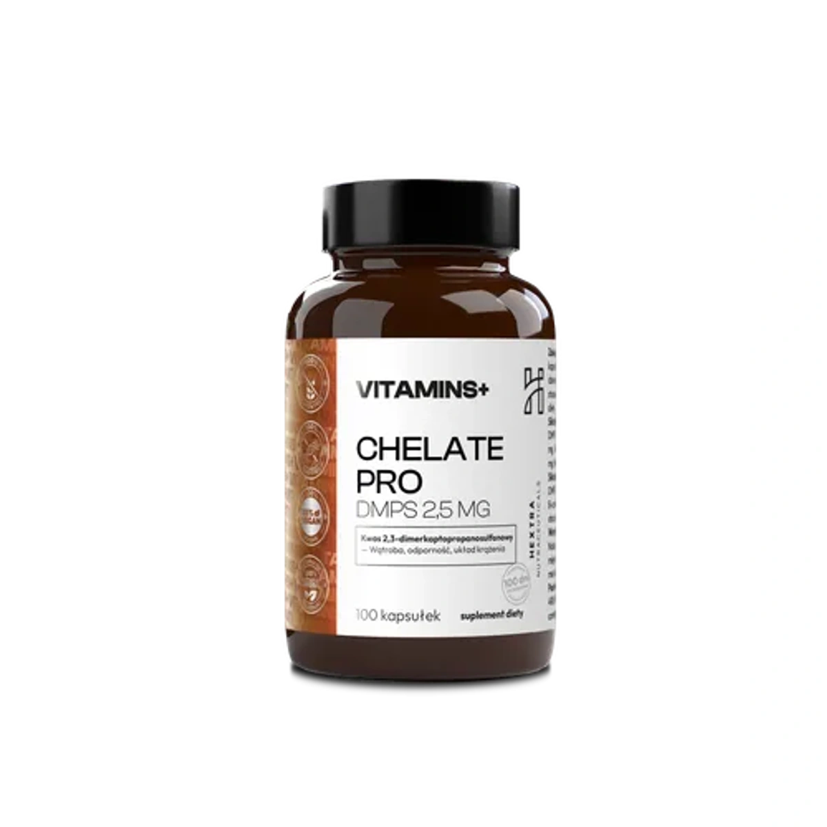 DMPS 2,5 mg 100 kapsułek | protokół cutlera 99.9% | CHELATE PRO - kwas dime