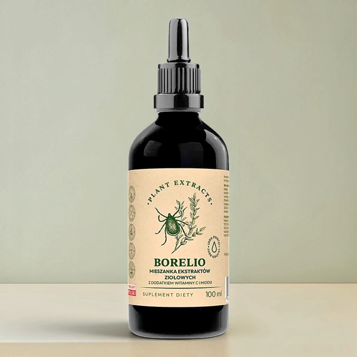 BORELIO mieszanka ziołowa 100 ml z witaminą C - szczeć, bolerioza