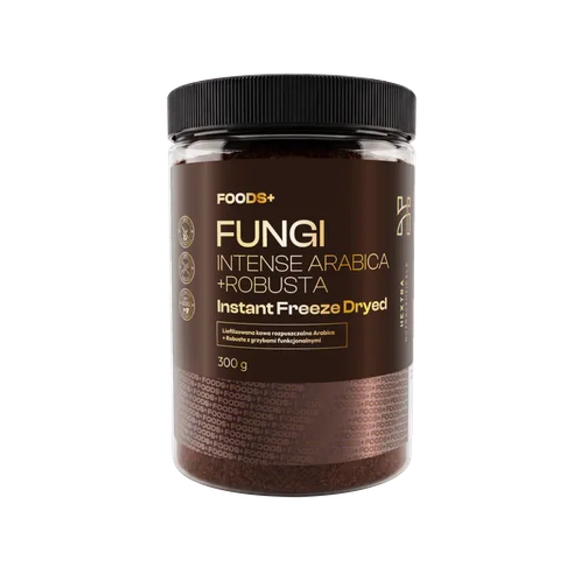 Kawa rozpuszczalna 300g FUNGI INTENSE ARABICA+ROBUSTA Instant Freeze Dryed