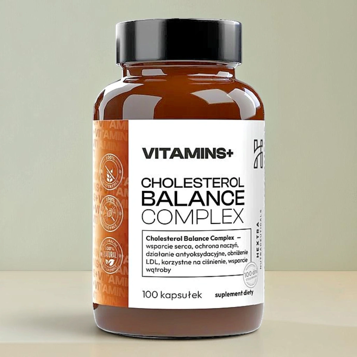 Hextra Cholesterol Balance Complex, 100 kaps. (100 dni)