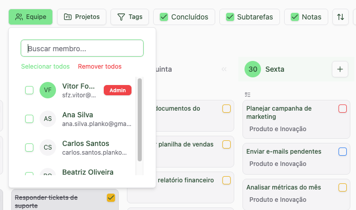 Colaboração de Equipes