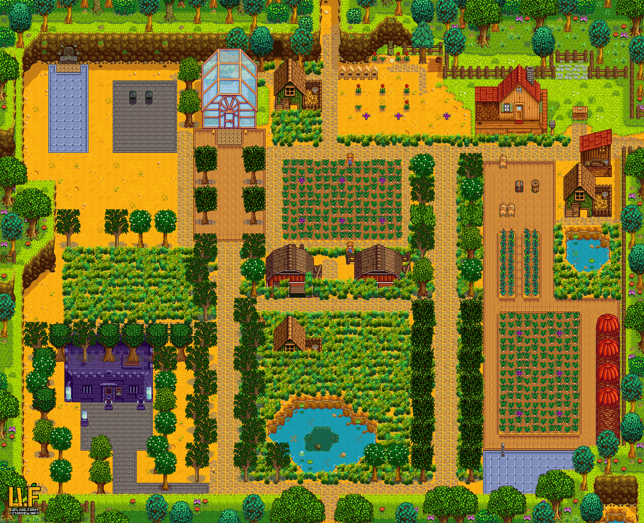 Farm Town Design Templates