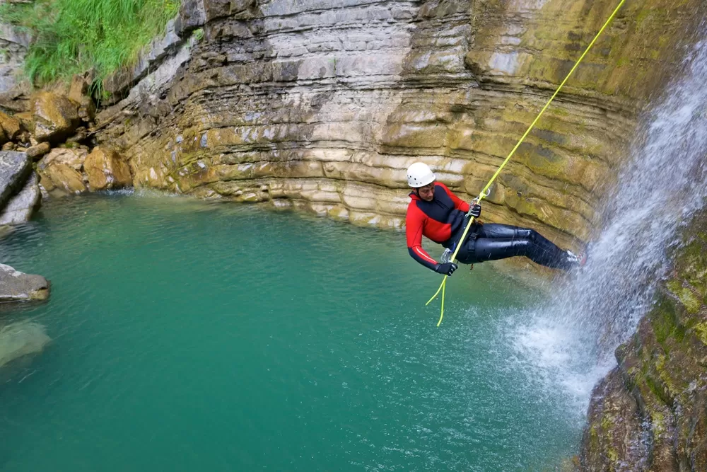 Canyoning in the Spanish Pyrenees
