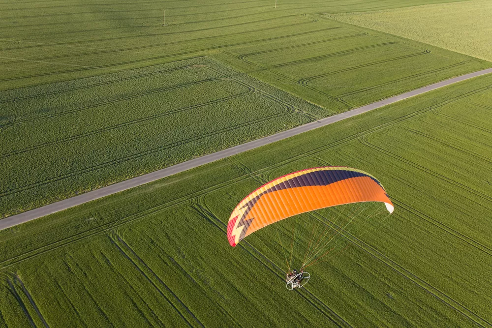 Paramotoring in Mazovia
