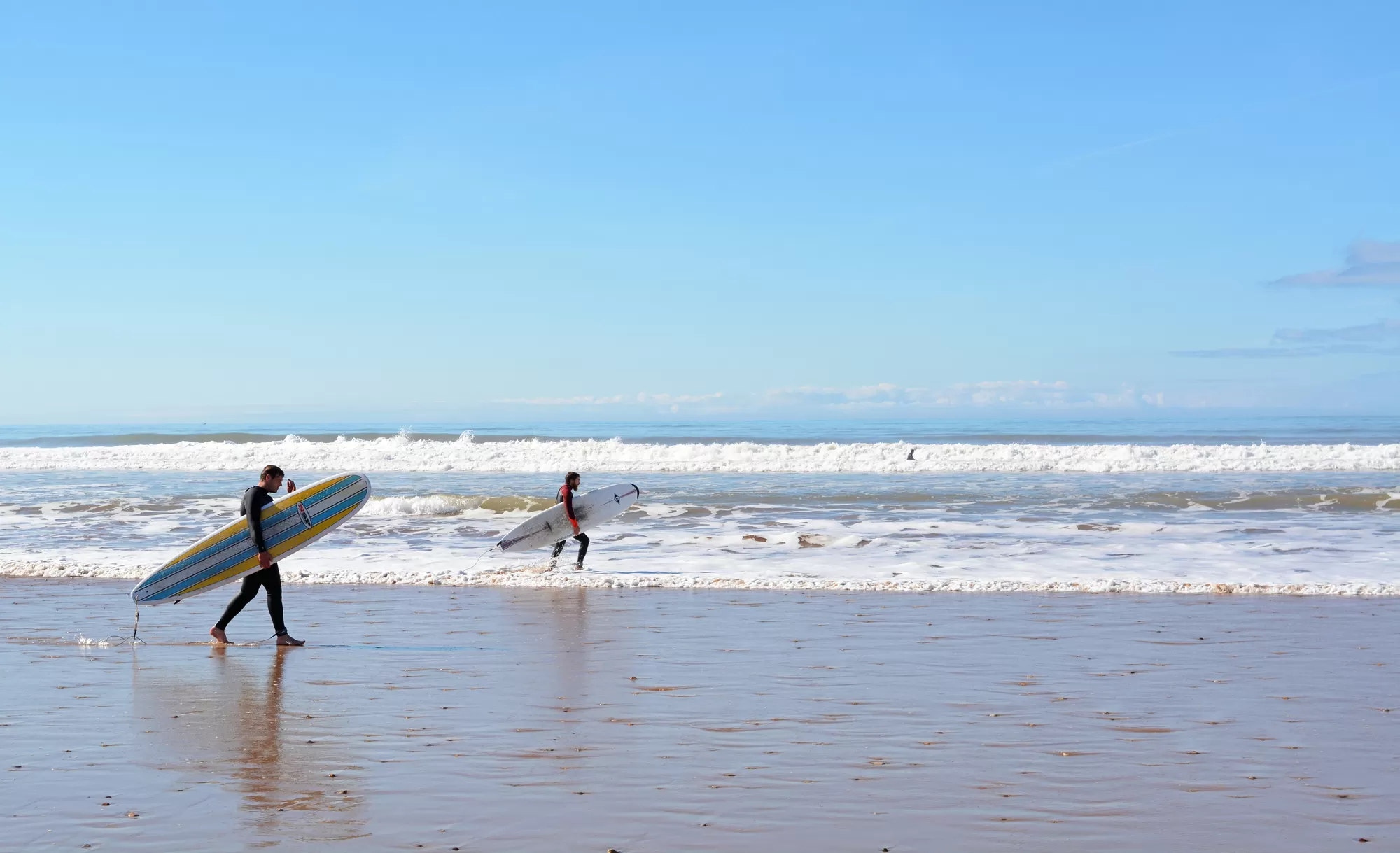 Surfing at Sidi Kaouki