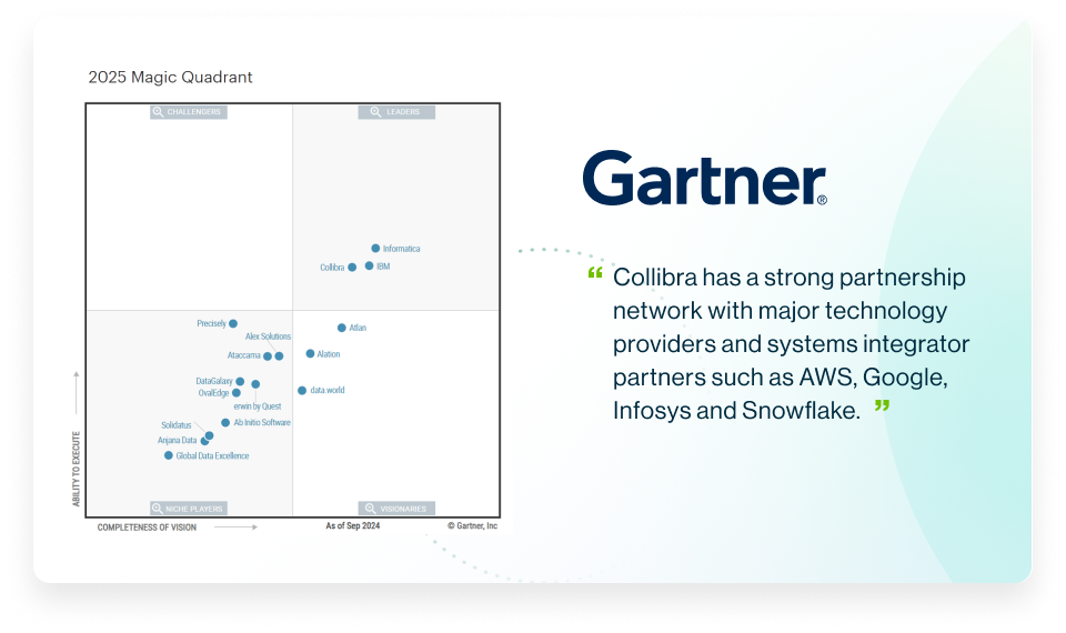 2025 Gartner Magic Quadrant for Data and Analytics Governance Platforms