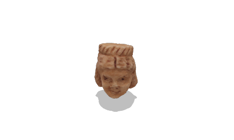 Cabeza muñeca romana