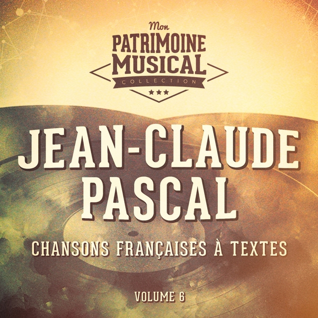 Couverture de Chansons françaises à textes : jean-claude pascal, vol. 6