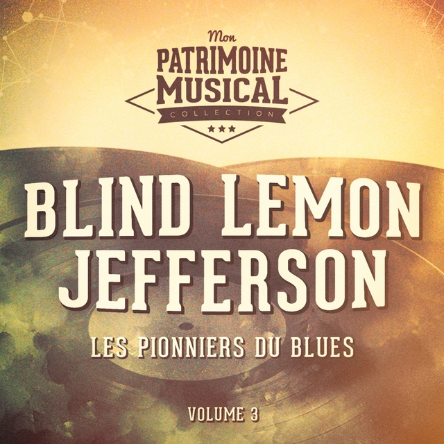 Couverture de Les pionniers du Blues, Vol. 3 : Blind Lemon Jefferson