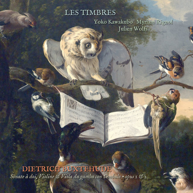 Couverture de Dietrich Buxtehude: Sonatine à doi, Violine and Viola da Gamba, Opus 1 & 2