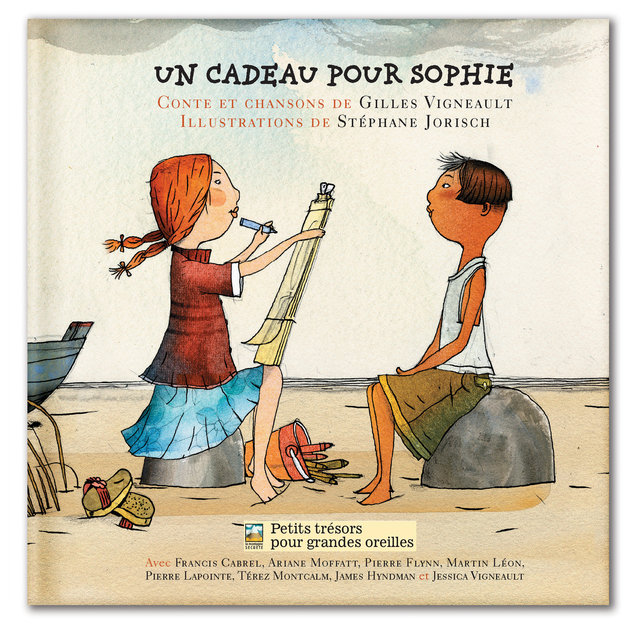 Couverture de Un cadeau pour Sophie (Conte et chansons de Gilles Vigneault)