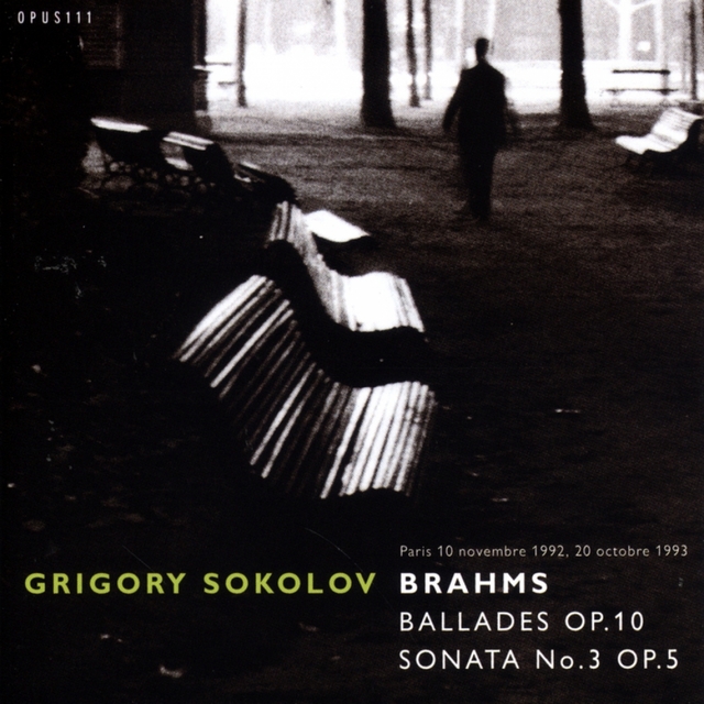 Couverture de Brahms: 4 Ballads, Op. 10 - Sonata No. 3, Op. 5