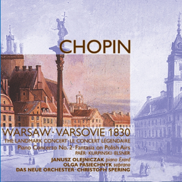 Couverture de 1830 Warsaw Concert: Works by Chopin, Kurpinski, Paër & Elsner