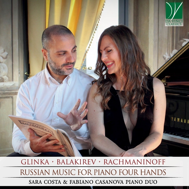 Couverture de Glinka, Balakirev, Rachmaninoff: Russian Music for Piano 4 Hands