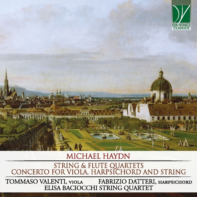 Couverture de Michael Haydn: String & Flute quartets, Concerto for Viola, Harpsichord and String