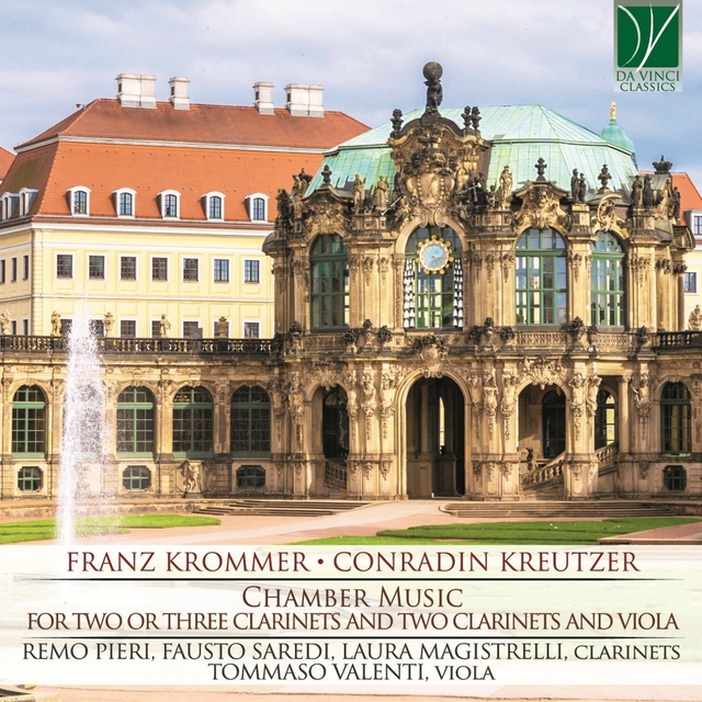 Couverture de F. Krommer, C. Kreutzer: Chamber Music for Two or Three Clarinets and Two Clarinets and Viola