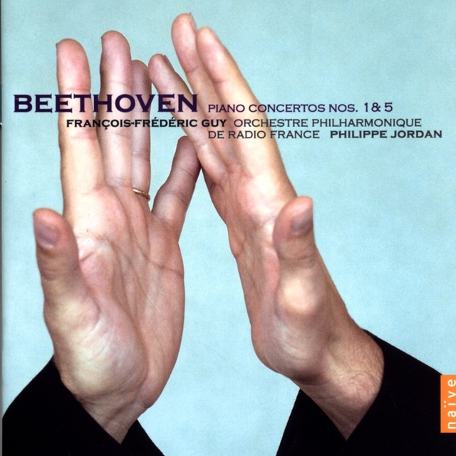 Couverture de Beethoven: Piano Concertos 1&5, "l'Empereur"