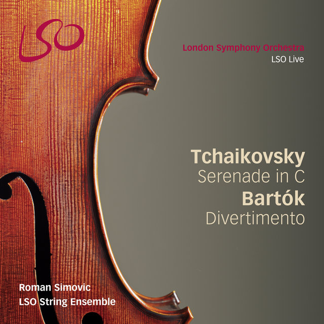 Couverture de Tchaikovsky: Serenade for Strings in C - Bartók: Divertimento