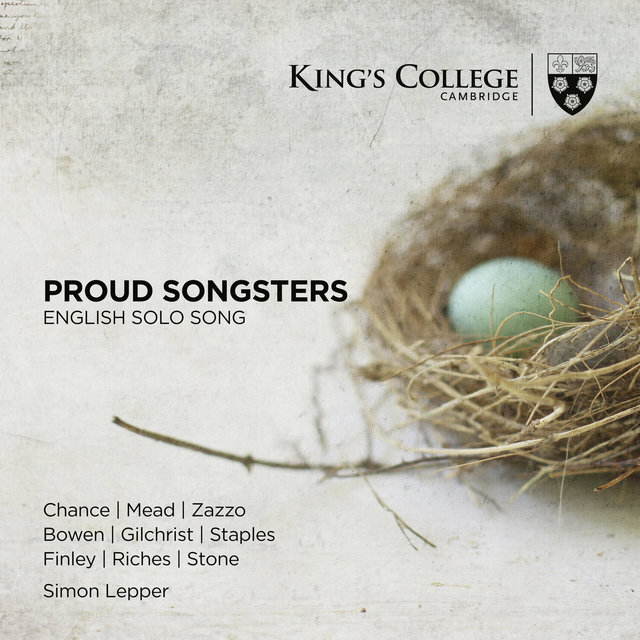 Couverture de Finzi: Proud Songsters