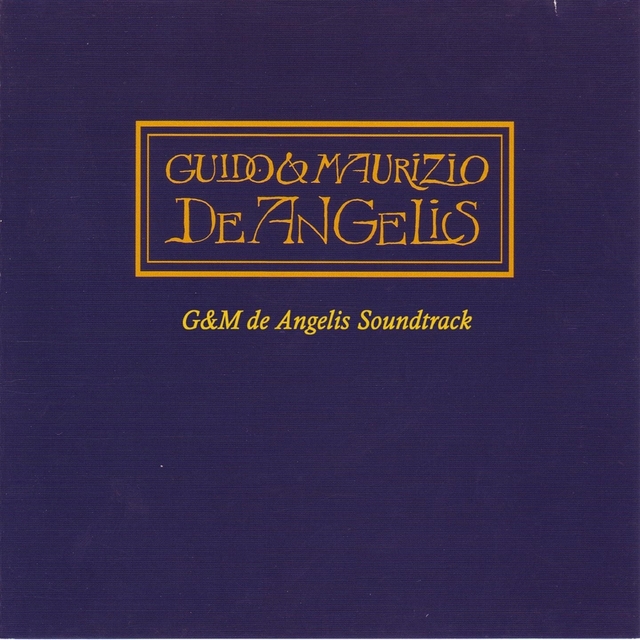 Couverture de G & M de Angelis Soundtrack