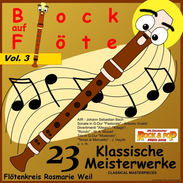 Couverture de Bock auf Flöte, Vol. 3: 23 Klassische Meisterwerke