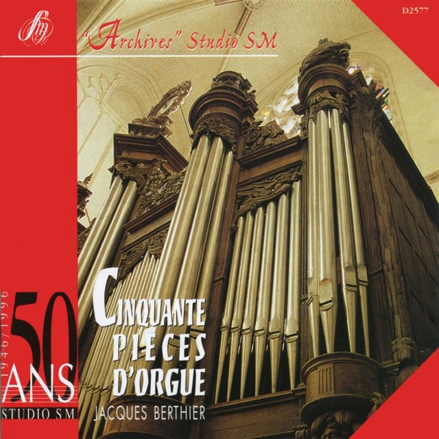 Couverture de Cinquante pièces d'orgue